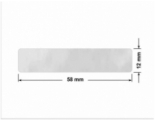 PLOMBA VOID BIAŁA POŁYSK PLASTER MIODU D-452M prostokąt 58x12mm