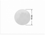 PLOMBA VOID BIAŁA POŁYSK PLASTER MIODU D-452M kółko 15mm
