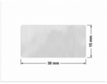 PLOMBA VOID BIAŁA POŁYSK PLASTER MIODU D-452M prostokąt 30x15mm