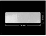 PLOMBA VOID BIAŁA POŁYSK PLASTER MIODU D-452M prostokąt 76x24mm