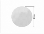 PLOMBA VOID BIAŁA POŁYSK PLASTER MIODU D-452M kółko 25mm