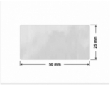 PLOMBA VOID BIAŁA POŁYSK PLASTER MIODU D-452M prostokąt 50x25mm