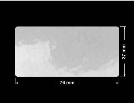 PLOMBA VOID BIAŁA POŁYSK PLASTER MIODU D-452M prostokąt 76x37mm