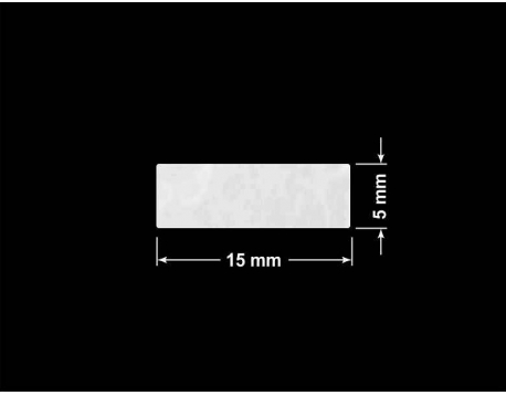 PLOMBA VOID BIAŁA POŁYSK PLASTER MIODU D-45KM prostokąt 15x5mm