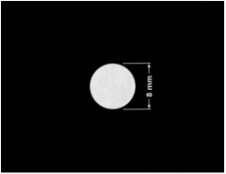 PLOMBA VOID BIAŁA POŁYSK PLASTER MIODU D-45KM kółko 8mm