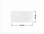 PLOMBA VOID BIAŁA POŁYSK PLASTER MIODU D-45KM prostokąt 19x10mm
