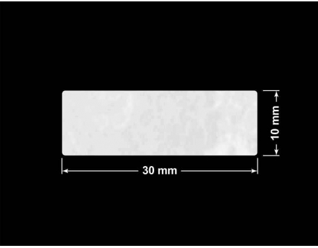 PLOMBA VOID BIAŁA POŁYSK PLASTER MIODU D-45KM prostokąt 30x10mm