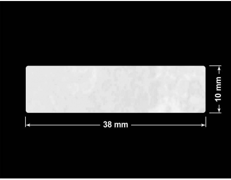 PLOMBA VOID BIAŁA POŁYSK PLASTER MIODU D-45KM prostokąt 38x10mm