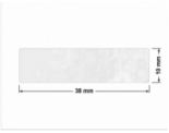 PLOMBA VOID BIAŁA POŁYSK PLASTER MIODU D-45KM prostokąt 38x10mm