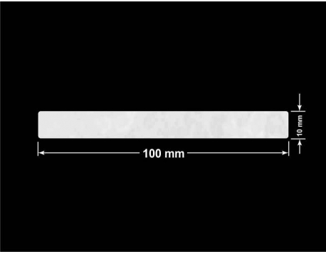 PLOMBA VOID BIAŁA POŁYSK PLASTER MIODU D-45KM prostokąt 100x10mm