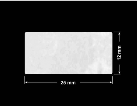 PLOMBA VOID BIAŁA POŁYSK PLASTER MIODU D-45KM prostokąt 25x12mm
