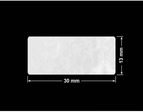 PLOMBA VOID BIAŁA POŁYSK PLASTER MIODU D-45KM prostokąt 30x13mm