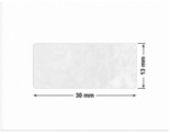 PLOMBA VOID BIAŁA POŁYSK PLASTER MIODU D-45KM prostokąt 30x13mm
