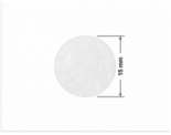 PLOMBA VOID BIAŁA POŁYSK PLASTER MIODU D-45KM kółko 15mm