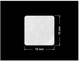 PLOMBA VOID BIAŁA POŁYSK PLASTER MIODU D-45KM kwadrat 15x15mm