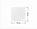PLOMBA VOID BIAŁA POŁYSK PLASTER MIODU D-45KM kwadrat 15x15mm