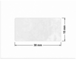 PLOMBA VOID BIAŁA POŁYSK PLASTER MIODU D-45KM prostokąt 30x15mm