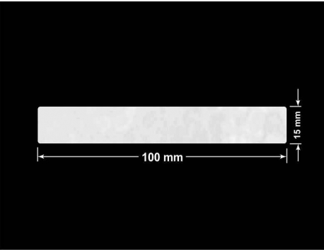 PLOMBA VOID BIAŁA POŁYSK PLASTER MIODU D-45KM prostokąt 100x15mm