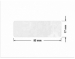 PLOMBA VOID BIAŁA POŁYSK PLASTER MIODU D-45KM prostokąt 50x17mm