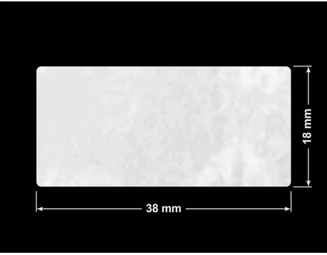 PLOMBA VOID BIAŁA POŁYSK PLASTER MIODU D-45KM prostokąt 38x18mm