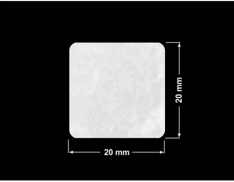 PLOMBA VOID BIAŁA POŁYSK PLASTER MIODU D-45KM kwadrat 20x20mm