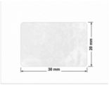 PLOMBA VOID BIAŁA POŁYSK PLASTER MIODU D-45KM prostokąt 30x20mm