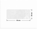 PLOMBA VOID BIAŁA POŁYSK PLASTER MIODU D-45KM prostokąt 50x20mm