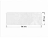 PLOMBA VOID BIAŁA POŁYSK PLASTER MIODU D-45KM prostokąt 58x20mm