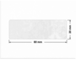 PLOMBA VOID BIAŁA POŁYSK PLASTER MIODU D-45KM prostokąt 60x20mm