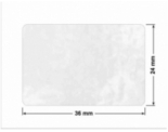 PLOMBA VOID BIAŁA POŁYSK PLASTER MIODU D-45KM prostokąt 36x24mm