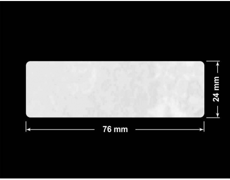 PLOMBA VOID BIAŁA POŁYSK PLASTER MIODU D-45KM prostokąt 76x24mm