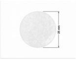 PLOMBA VOID BIAŁA POŁYSK PLASTER MIODU D-45KM kółko 25mm
