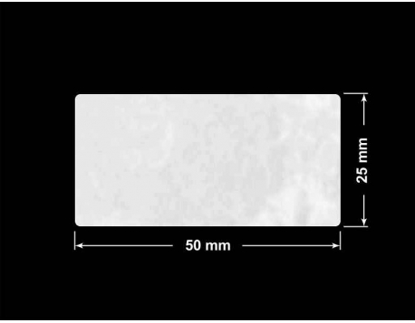 PLOMBA VOID BIAŁA POŁYSK PLASTER MIODU D-45KM prostokąt 50x25mm