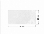 PLOMBA VOID BIAŁA POŁYSK PLASTER MIODU D-45KM prostokąt 50x25mm