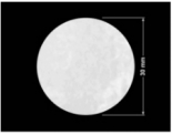 PLOMBA VOID BIAŁA POŁYSK PLASTER MIODU D-45KM kółko 30mm