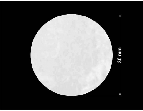 PLOMBA VOID BIAŁA POŁYSK PLASTER MIODU D-45KM kółko 30mm