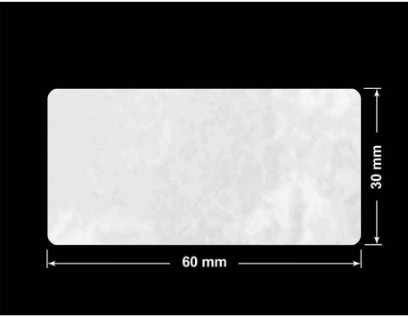 PLOMBA VOID BIAŁA POŁYSK PLASTER MIODU D-45KM prostokąt 60x30mm