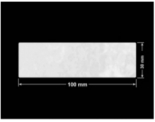 PLOMBA VOID BIAŁA POŁYSK PLASTER MIODU D-45KM prostokąt 100x30mm