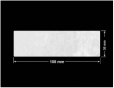 PLOMBA VOID BIAŁA POŁYSK PLASTER MIODU D-45KM prostokąt 100x30mm