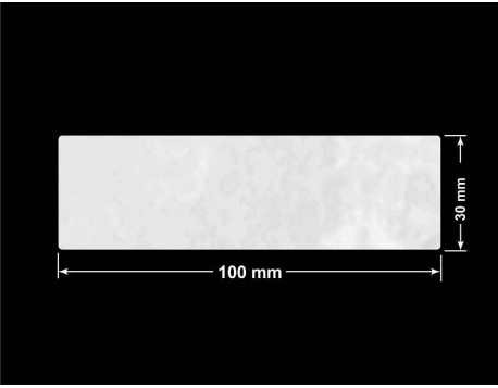 PLOMBA VOID BIAŁA POŁYSK PLASTER MIODU D-45KM prostokąt 100x30mm