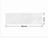 PLOMBA VOID BIAŁA POŁYSK PLASTER MIODU D-45KM prostokąt 100x30mm