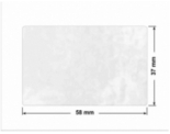 PLOMBA VOID BIAŁA POŁYSK PLASTER MIODU D-45KM prostokąt 58x37mm
