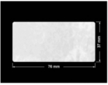 PLOMBA VOID BIAŁA POŁYSK PLASTER MIODU D-45KM prostokąt 76x37mm
