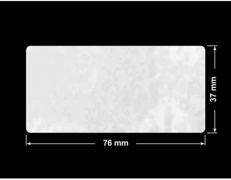 PLOMBA VOID BIAŁA POŁYSK PLASTER MIODU D-45KM prostokąt 76x37mm