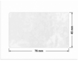 PLOMBA VOID BIAŁA POŁYSK PLASTER MIODU D-45KM prostokąt 76x45mm