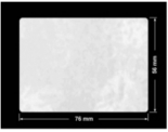 PLOMBA VOID BIAŁA POŁYSK PLASTER MIODU D-45KM prostokąt 76x56mm