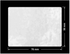 PLOMBA VOID BIAŁA POŁYSK PLASTER MIODU D-45KM prostokąt 76x56mm