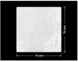 PLOMBA VOID BIAŁA POŁYSK PLASTER MIODU D-45KM kwadrat 76x76mm