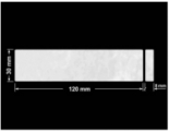 PLOMBA VOID BIAŁA POŁYSK PLASTER MIODU D-45KM prostokąt x2 120x30mm-30x8