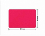 PLOMBA CZERWONA SATYNA VOIDOPEN A-395V3 prostokąt 30x20mm